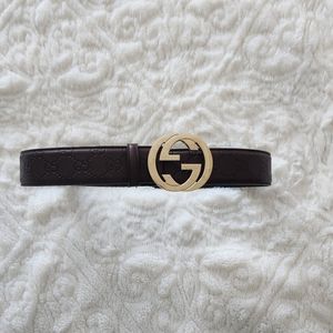 GUCCI GG Women's brown belt M